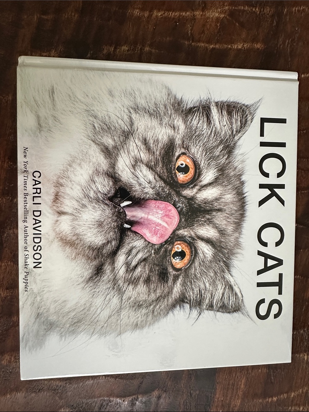Lick Cats Coffee Table Book - White/Cream Cover  Hardback